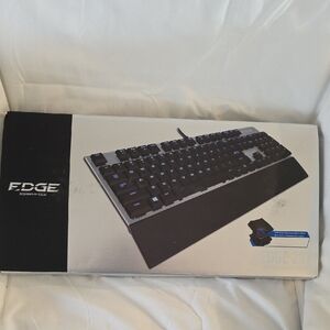 Edge Gaming Keyboard with Blue Lighting